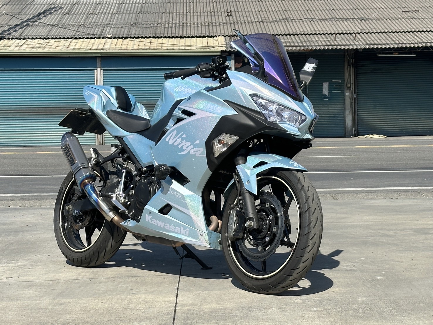 KAWASAKI NINJA400 - 中古/二手車出售中 忍400（光輪 brembo）原廠殼白 | YSP 建興車業