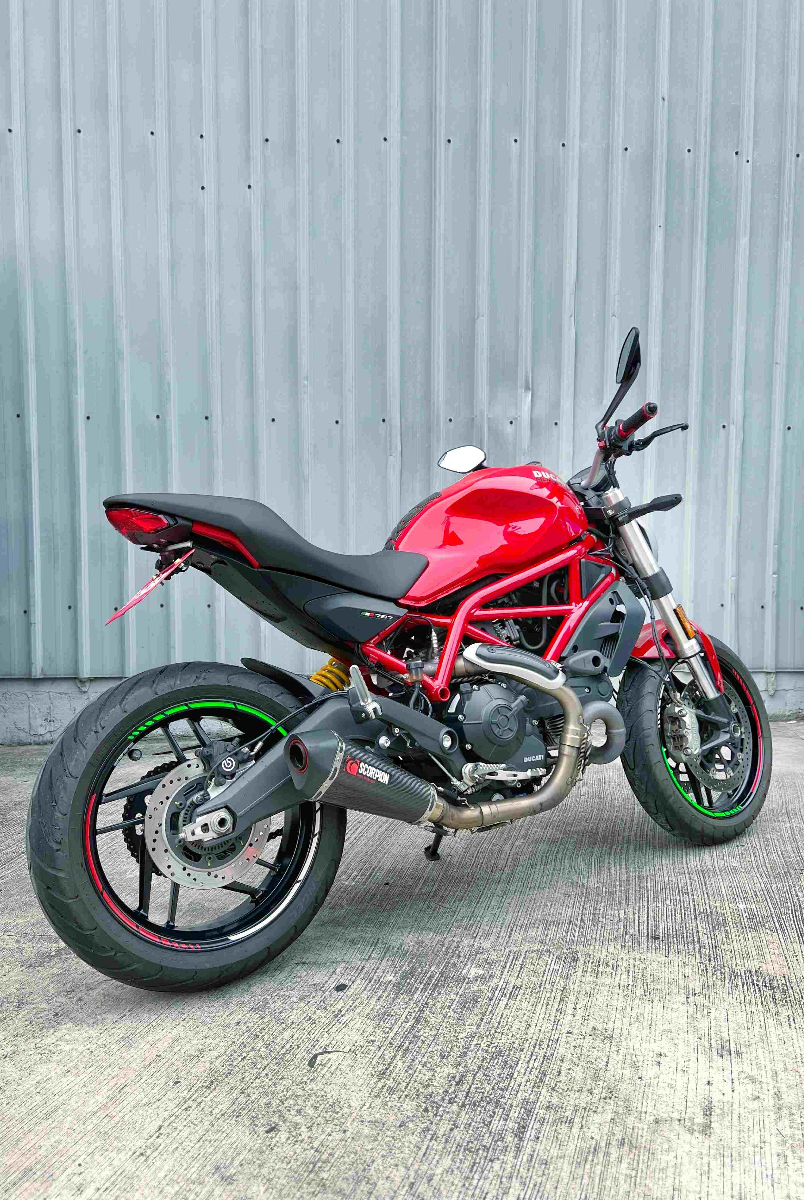 DUCATI MONSTER 797 - 中古/二手車出售中 2018年 MONSTER797 碩文車 多樣改裝 無摔 無事故 | 阿宏大型重機買賣