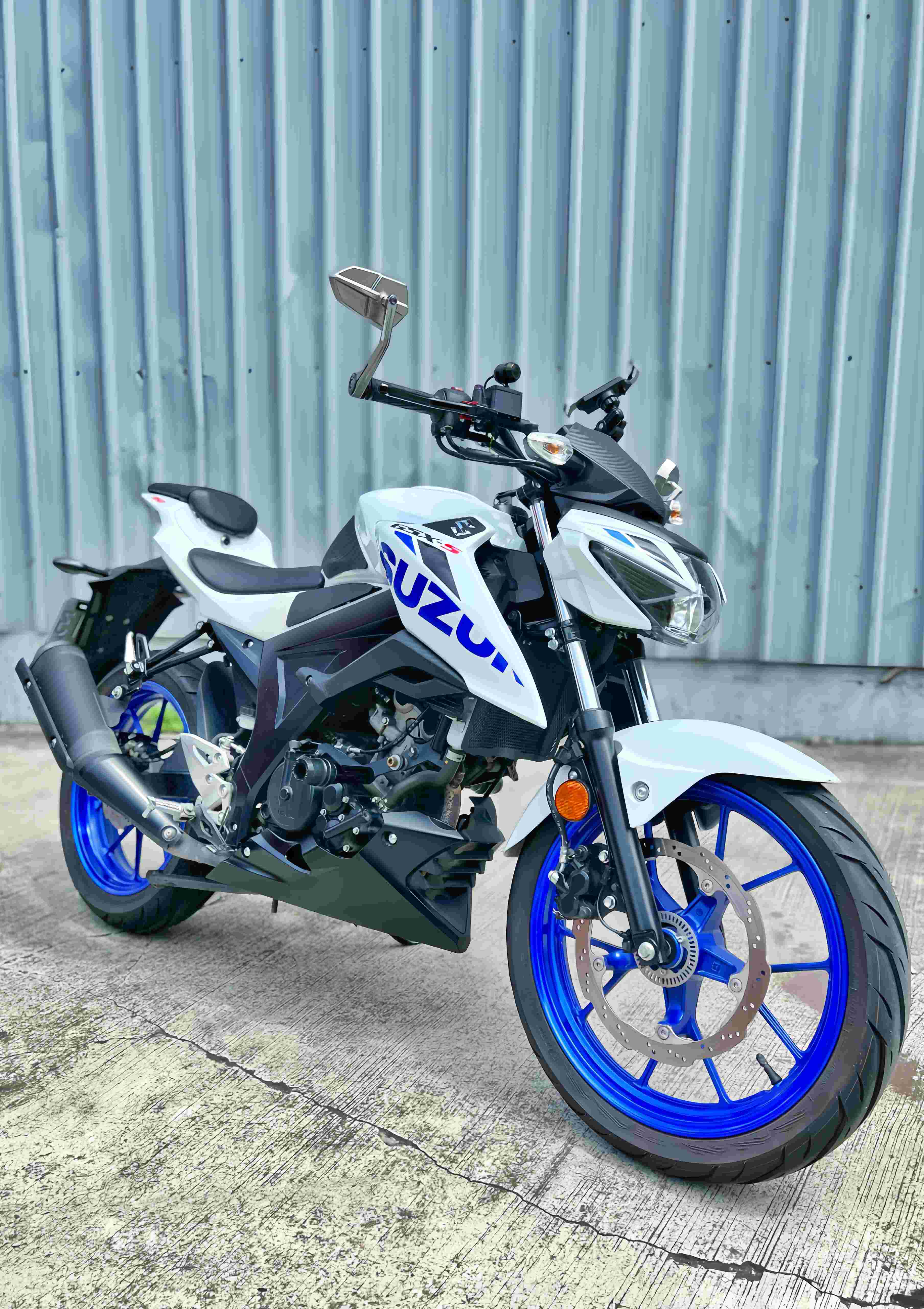 【阿宏大型重機買賣】SUZUKI GSX-S150 - 「Webike-摩托車市」 2020年 小街魯 稀有白色系 原漆 無事故 巴風特端子鏡 前後行車紀錄器