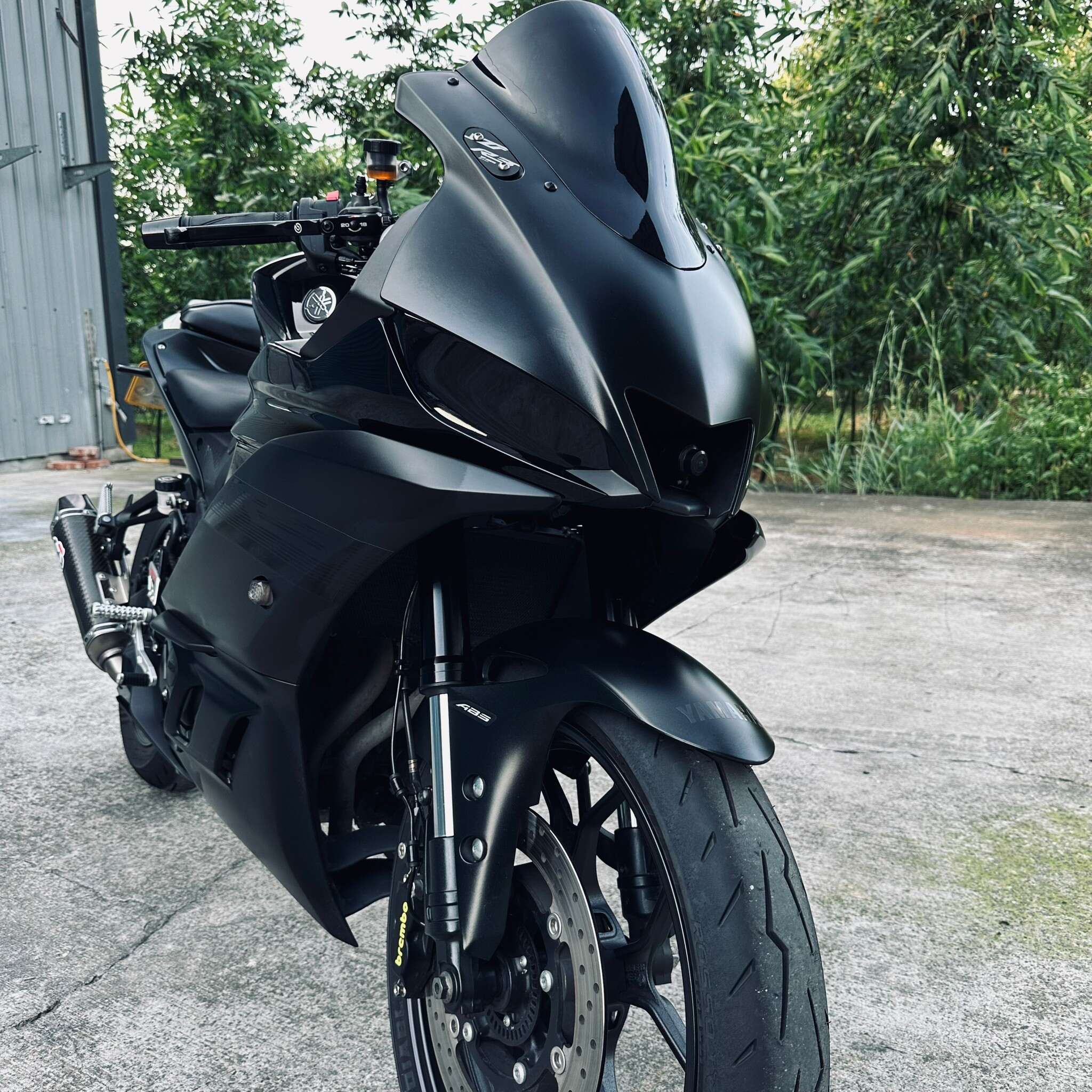 YAMAHA YZF-R3 - 中古/二手車出售中 Yamaha R3 全車黑化 重點改裝 | 摩托販