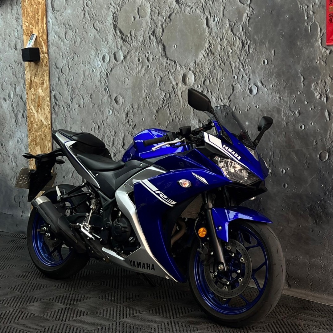 【個人自售】YAMAHA YZF-R3 - 「Webike-摩托車市」 2016年出廠 Yamaha YZF-R3 舊式 銀藍配色 便宜好入手