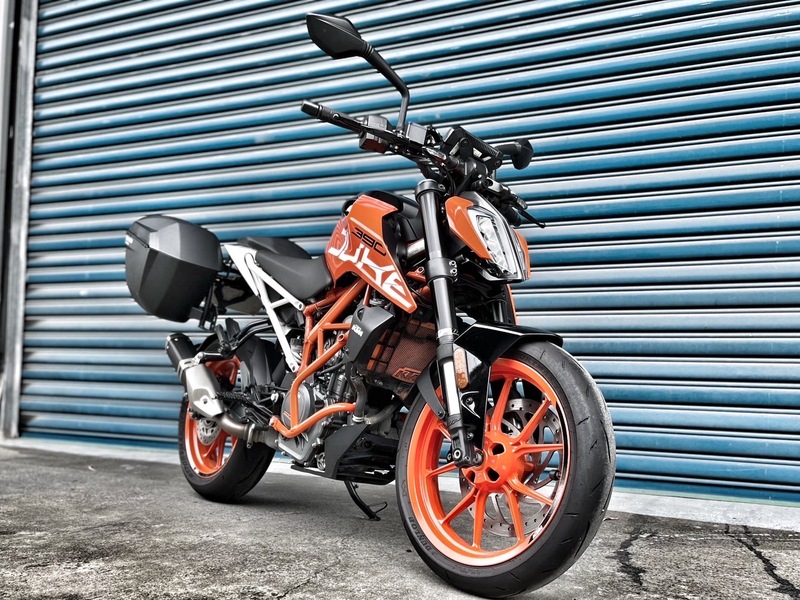 KTM 390DUKE - 中古/二手車出售中 無摔車無事故 選配雙箱 小資族二手重機買賣 | 小資族二手重機買賣