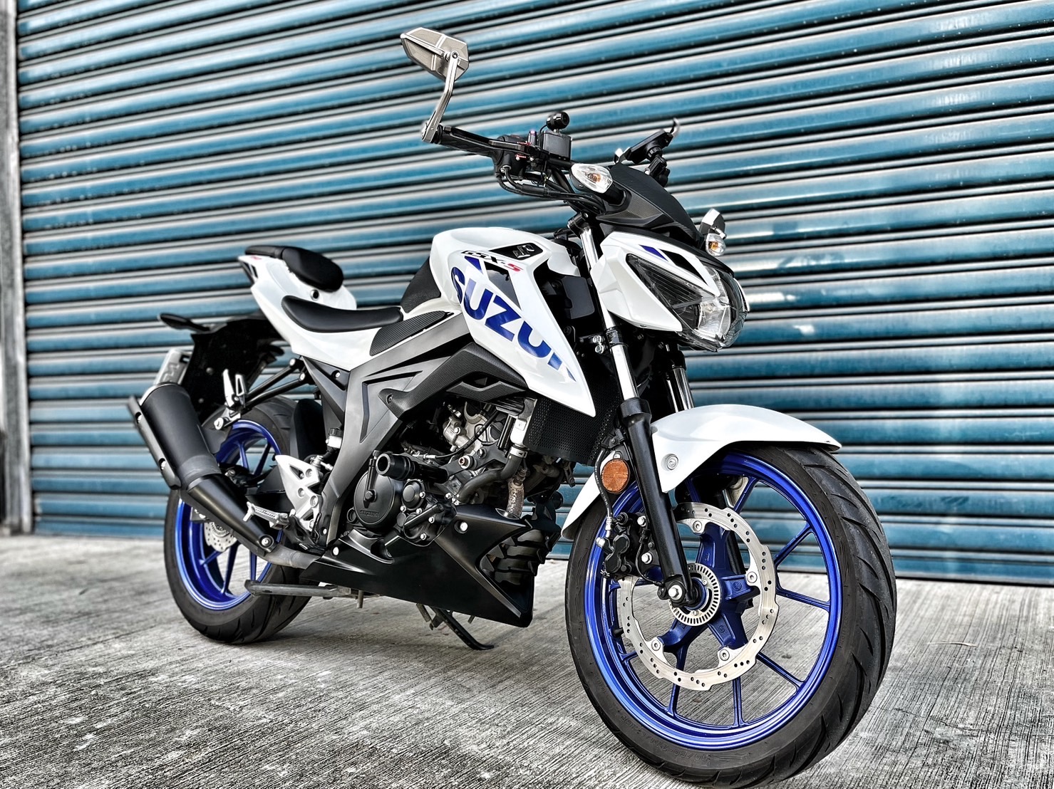 【小資族二手重機買賣】SUZUKI GSX-S150 - 「Webike-摩托車市」 白色系 重點改裝 無摔無事故 小資族二手重機買賣