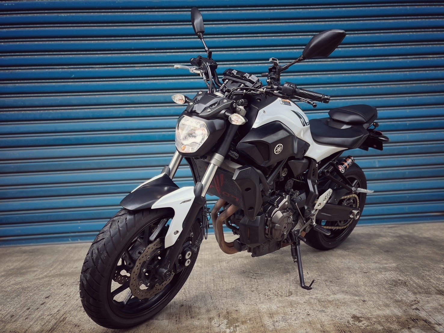 YAMAHA MT-07 - 中古/二手車出售中 白色系 YSS前叉 RPM後避震 行車記錄器 基本改裝 小資族二手重機買賣 | 小資族二手重機買賣