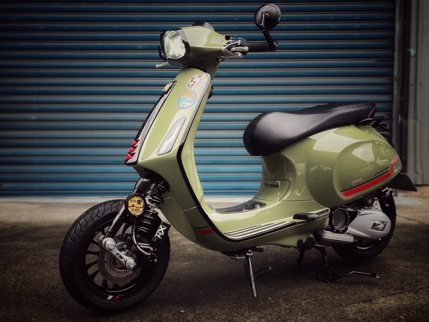 【小資族二手重機買賣】VESPA Sprint150 - 「Webike-摩托車市」 Sprint150 鯊魚工廠x2前後避震 零四（傳動、空濾、進氣）眾多精品 小資族二手重機買賣