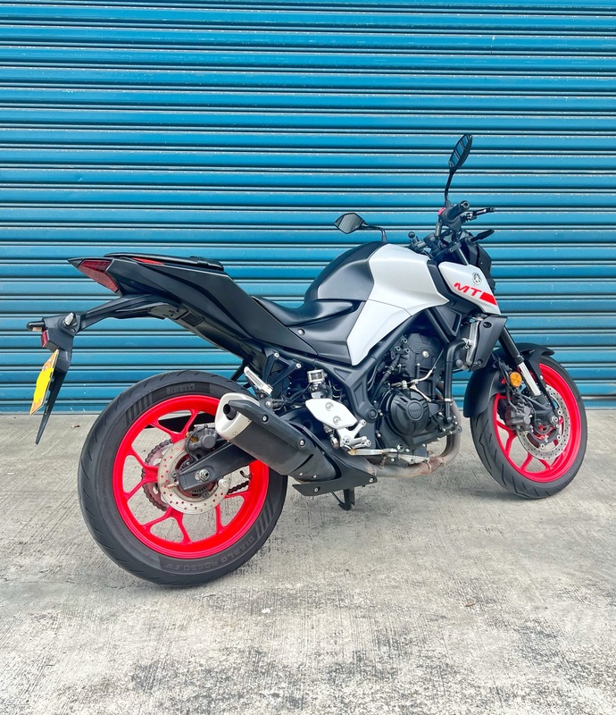 YAMAHA MT-03 - 中古/二手車出售中 2020年 MT-03 改裝後齒盤、DID鏈條、水轉印飾蓋、左右可調式拉桿、水箱護網、煞車油杯 | 阿宏大型重機買賣