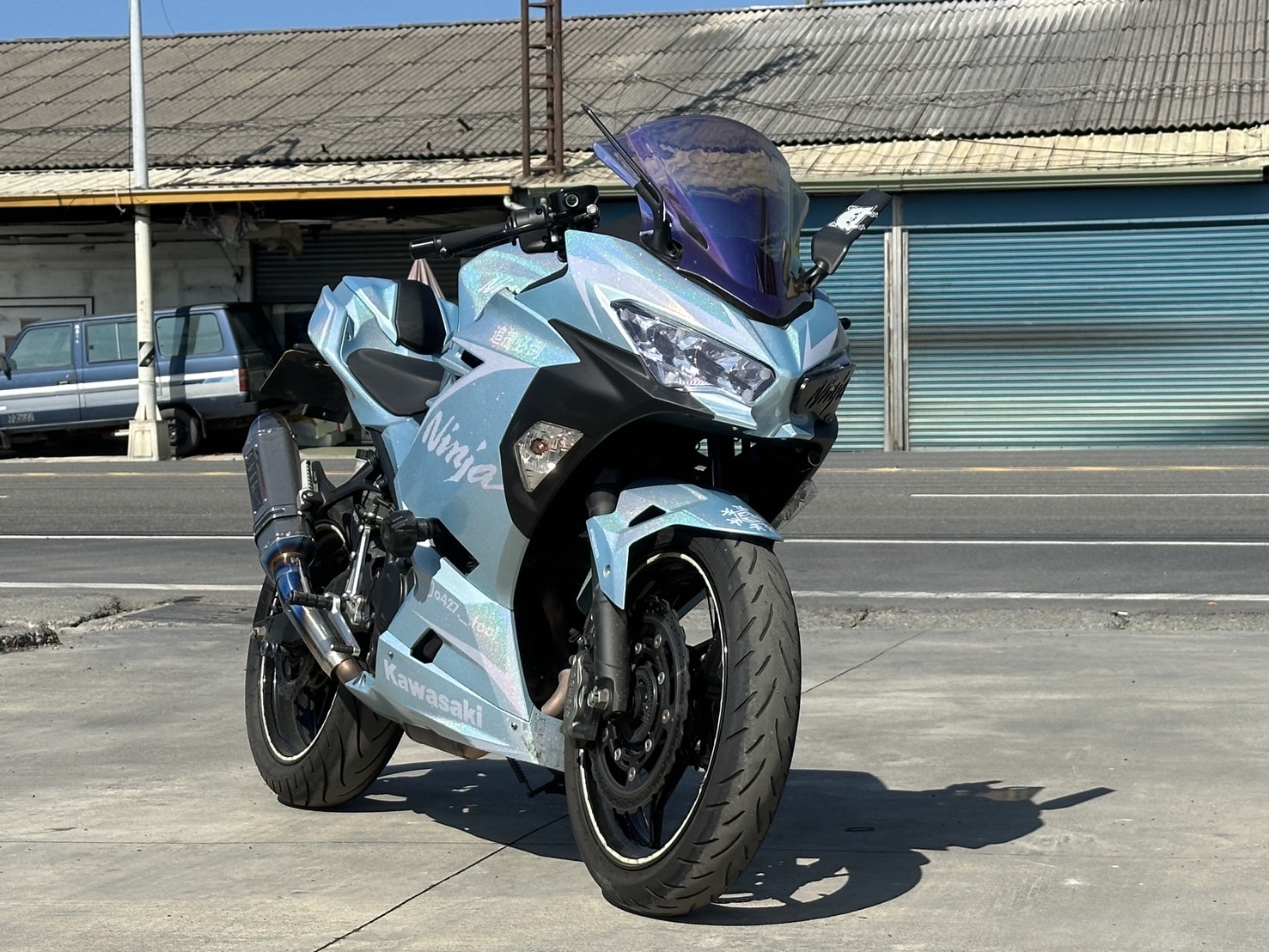 KAWASAKI NINJA400 - 中古/二手車出售中 忍400（光輪 brembo）原廠殼白 | YSP 建興車業