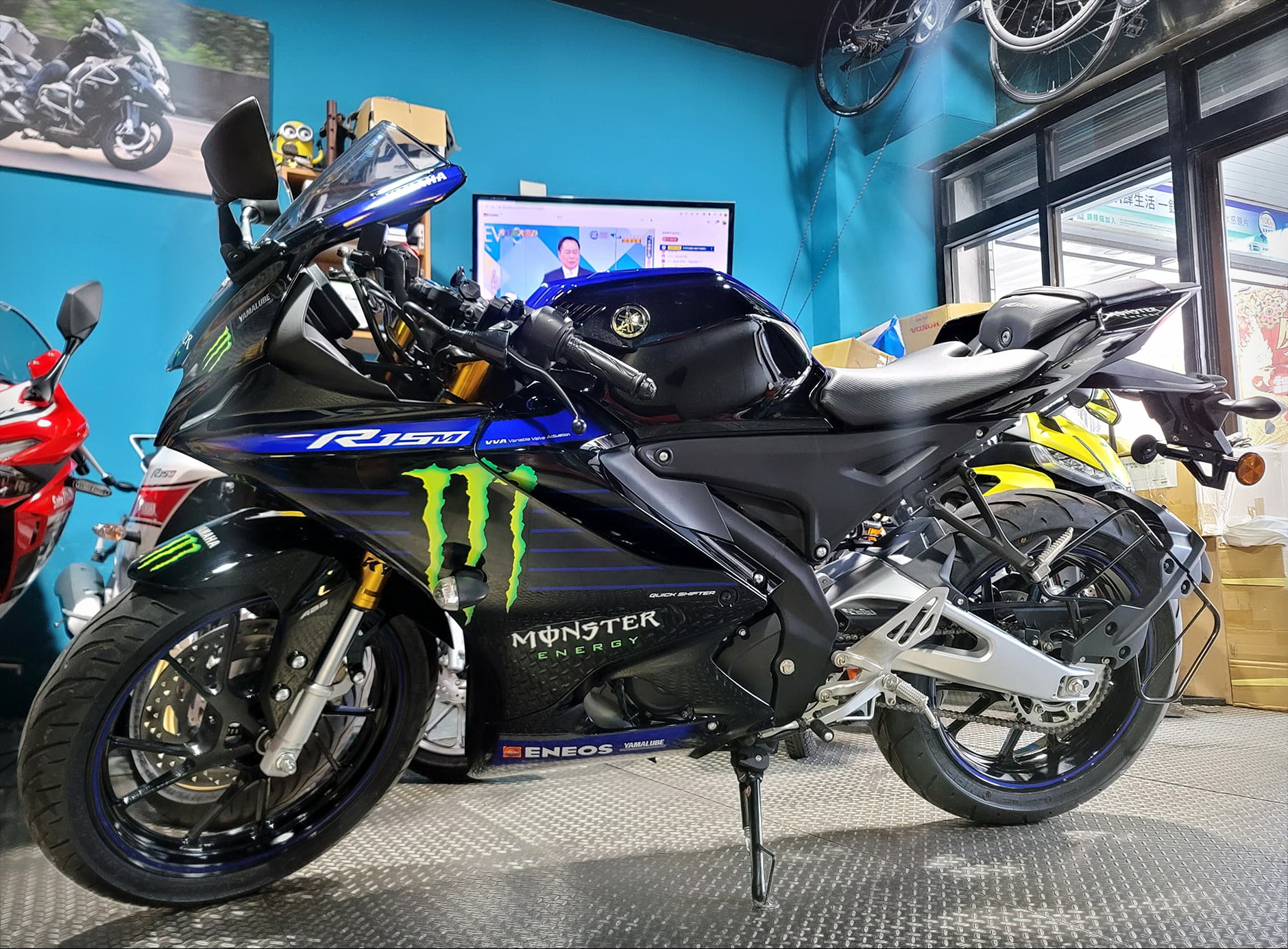 【勝大重機】YAMAHA YZF-R15 - 「Webike-摩托車市」 M【現車】YAMAHA YZF-R15M Monster Moto GP 標配進檔快排 全新車售價$15.5萬