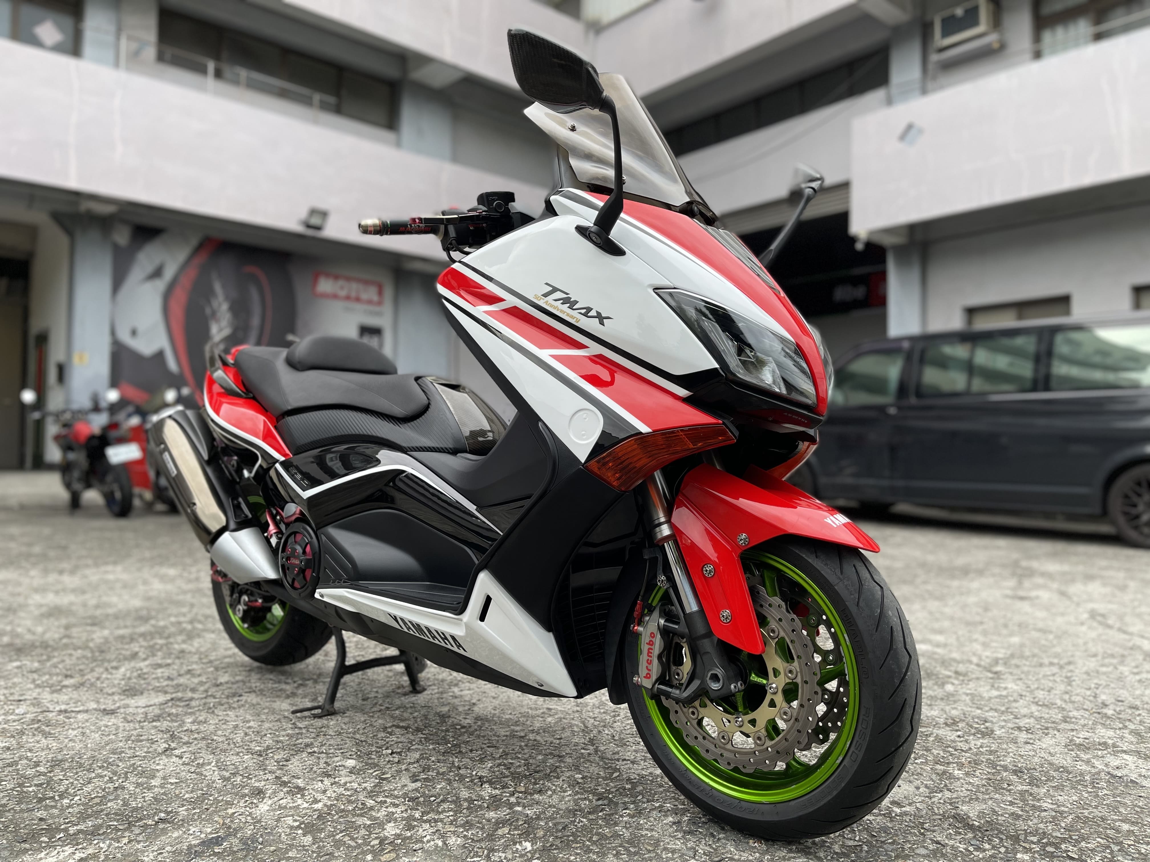 YAMAHA TMAX530 - 中古/二手車出售中 2014年 YAMAHA TMAX530 倒叉 iKEY/0元交車/分期貸款/車換車/線上賞車/到府交車 | 翊帆重車-Queena