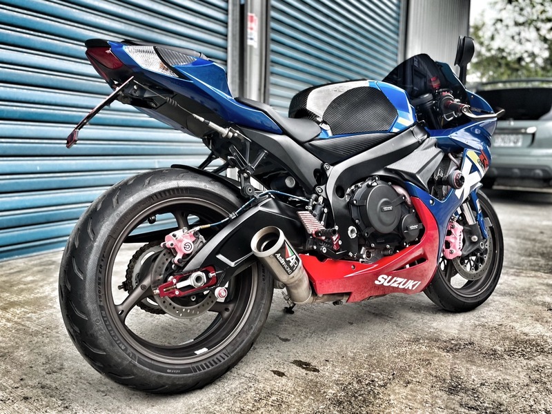 SUZUKI GSX-R600 - 中古/二手車出售中 AR排氣管 Lightech腳踏後移 Rizoma油杯 兩套車殼 | 小資族二手重機買賣