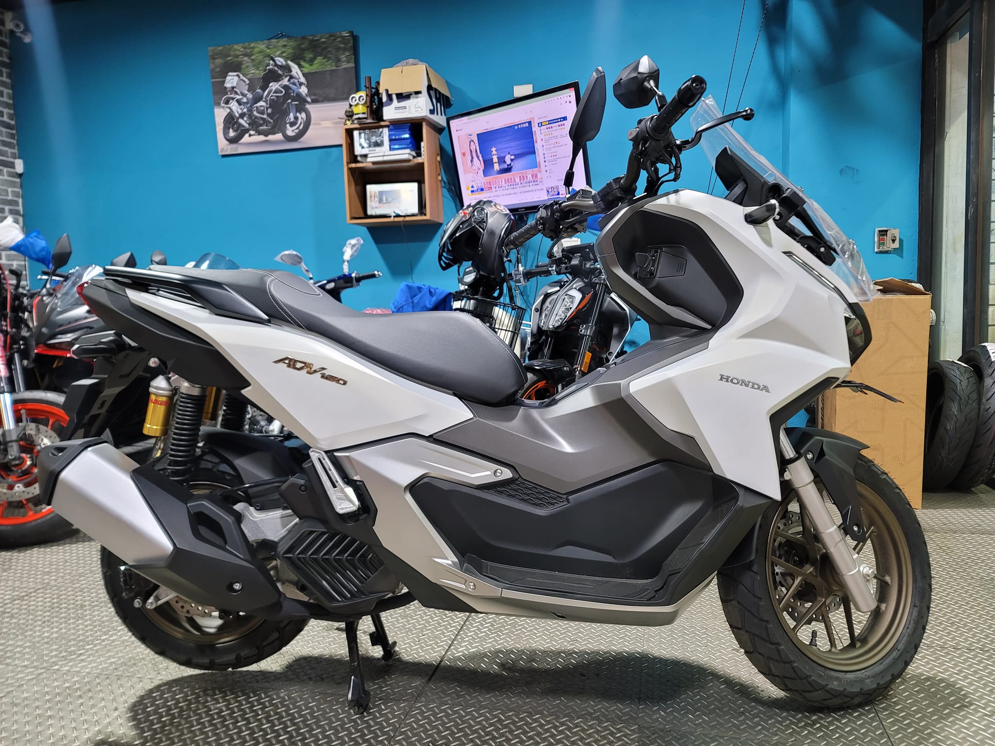 【勝大重機】HONDA ADV160 - 「Webike-摩托車市」  【勝大重機】2023 HONDA ADV160 ABS 全新車售價$16.8萬