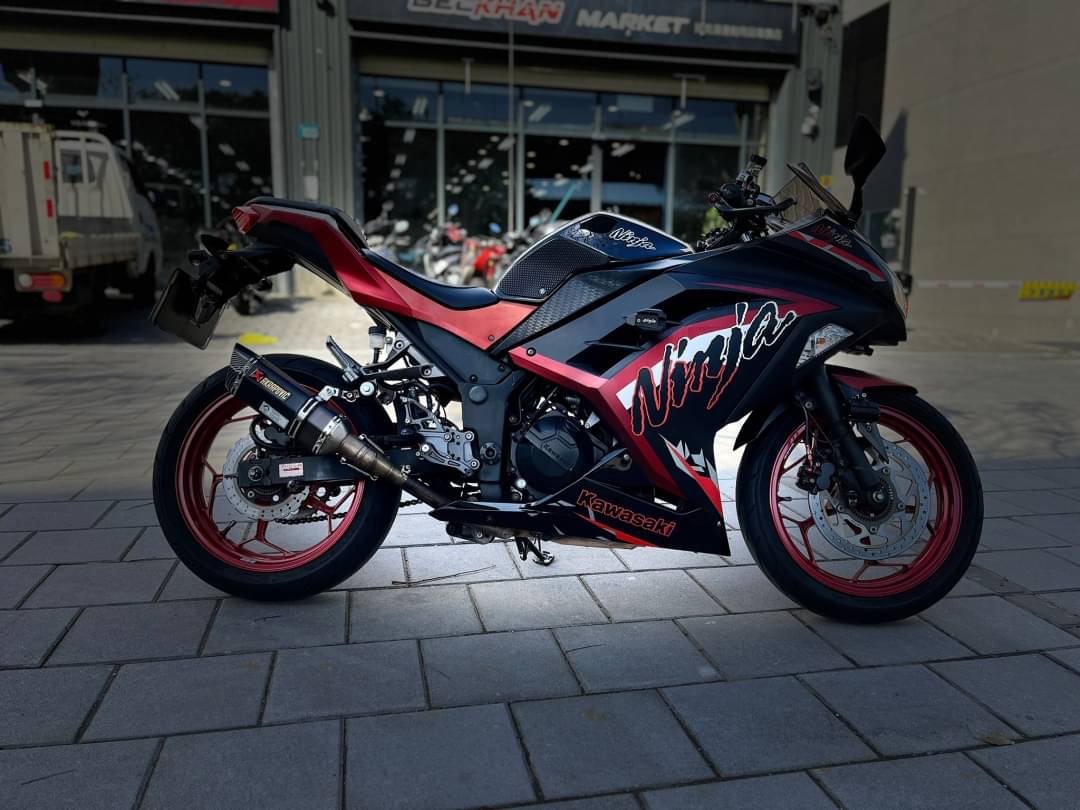 KAWASAKI NINJA300 - 中古/二手車出售中 改裝管 WHIZ腳踏後移 原廠品齊全 小資族二手重機買賣 | 小資族二手重機買賣