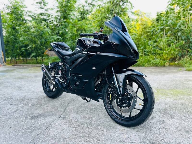 YAMAHA YZF-R3 - 中古/二手車出售中 Yamaha R3 全車黑化 重點改裝 | 摩托販