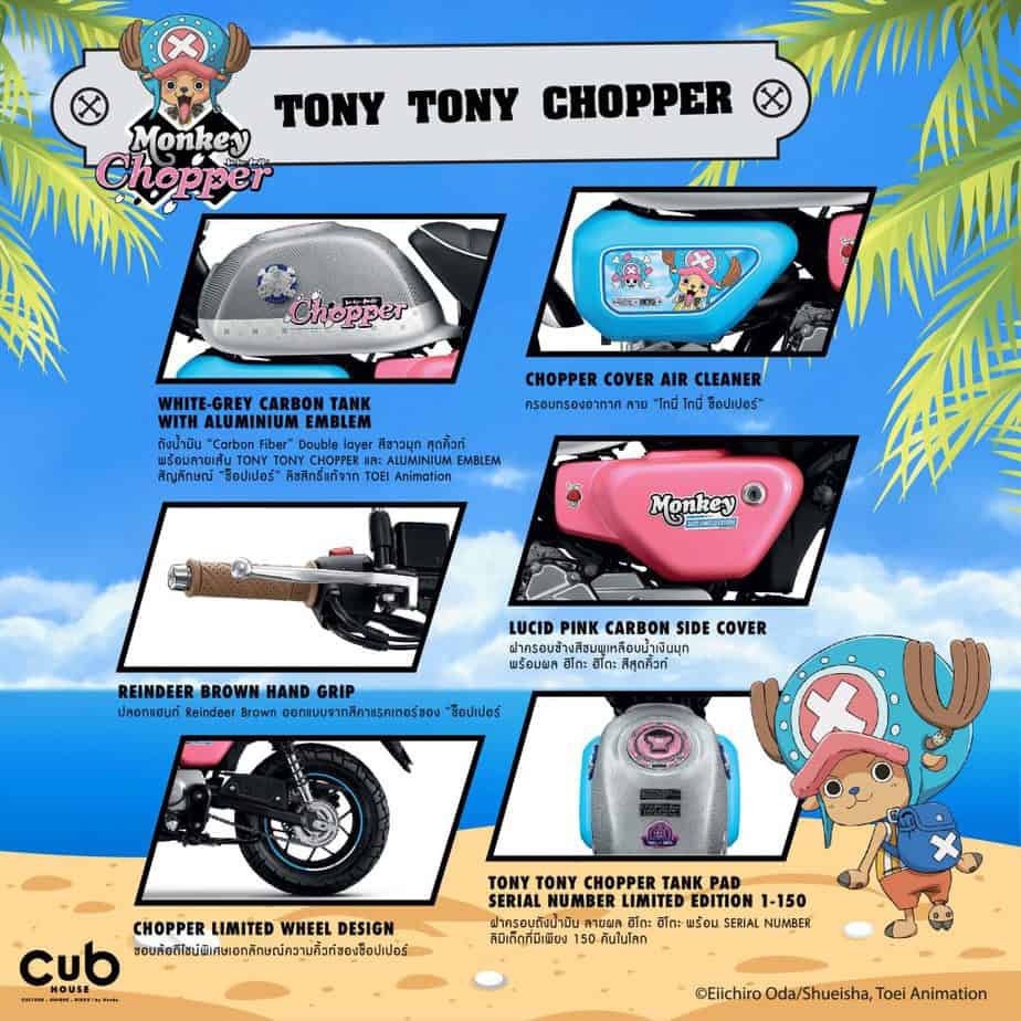 HONDA Monkey 125新車出售中 【勝大重機】HONDA MONKEY125 TONY TONY CHOPPER 喬巴版 全球限量150台 | 勝大重機