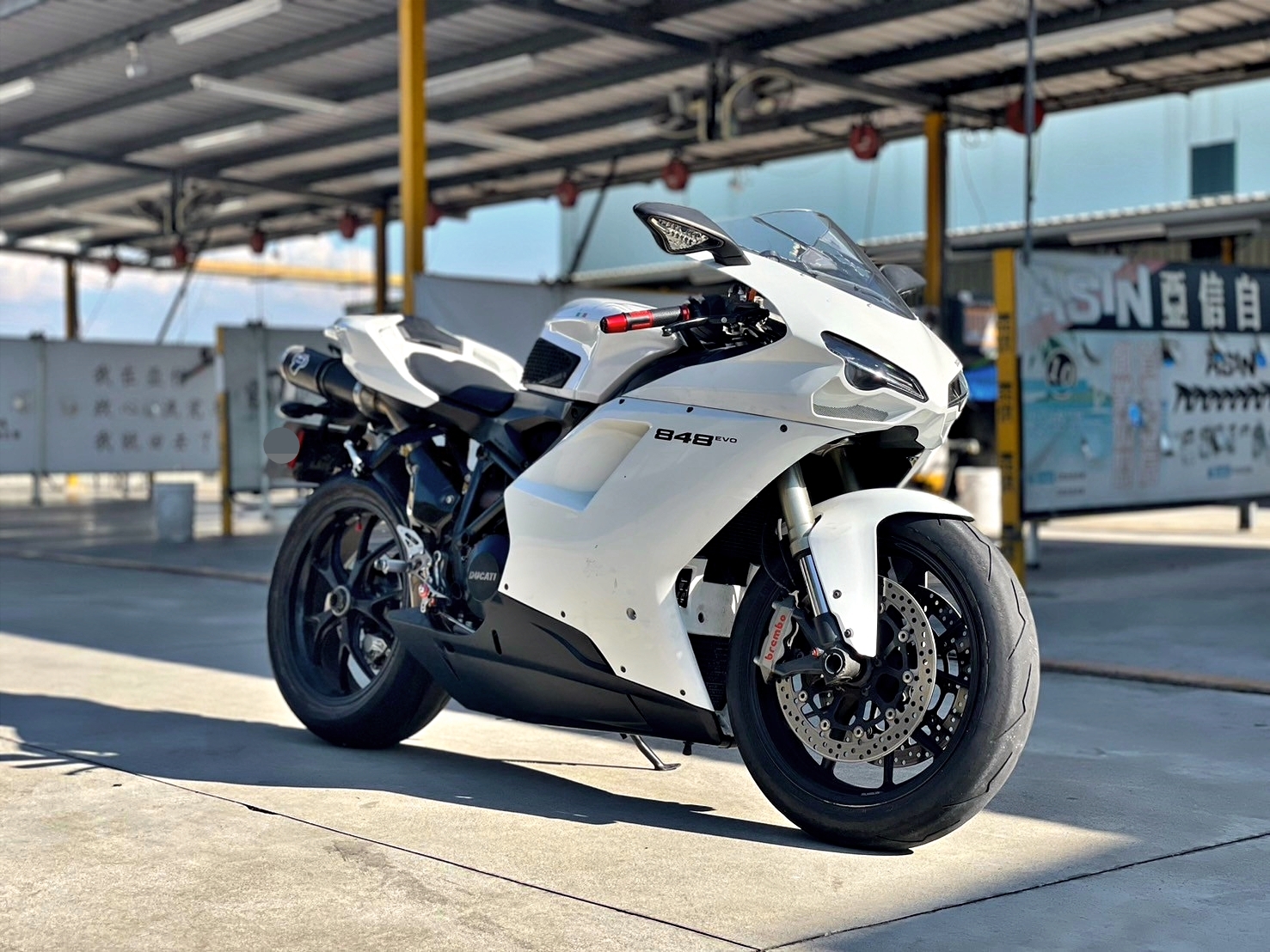 DUCATI 848EVO - 中古/二手車出售中 2011經典848EVO版 超低里程可立約保證 | 武士重機-阿良