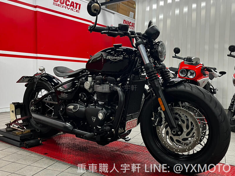 【重車銷售職人-宇軒 (敏傑)】TRIUMPH  BOBBER  - 「Webike-摩托車市」 【敏傑宇軒】二手車 凱旋 TRIUMPH BOBBER BLACK 公司車 2019