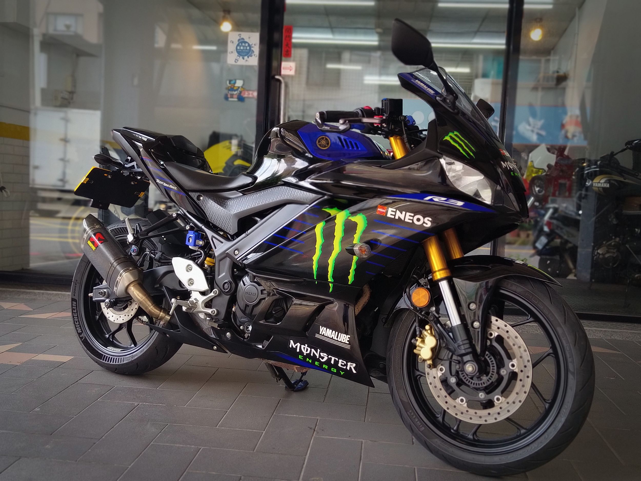 YAMAHA YZF-R3 - 中古/二手車出售中 YZF-R3 ABS 總代理魔爪特仕，只跑10030km，原漆漂亮 | 成蘆進口摩托車