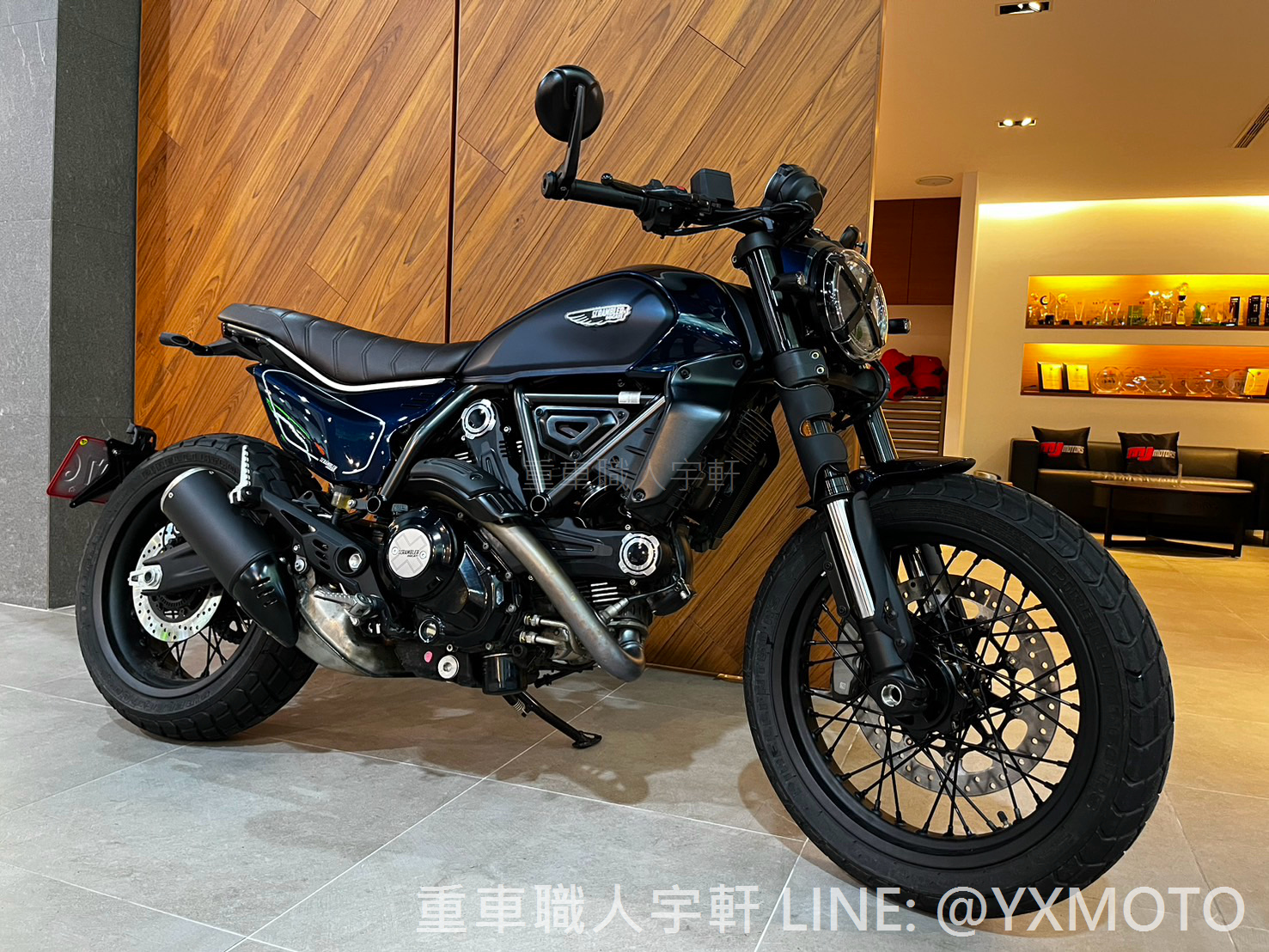 【重車銷售職人-宇軒 (敏傑)】DUCATI SCRAMBLER NIGHTSHIFT - 「Webike-摩托車市」 【敏傑宇軒】全額72期零利率! 2024 DUCATI 杜卡迪 SCRAMBLER 暗夜藍 Night Shift 公司車