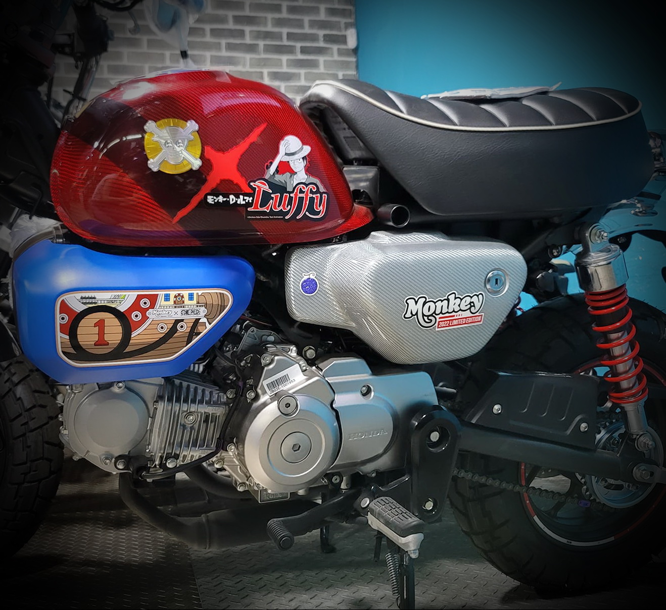 HONDA Monkey 125新車出售中 【勝大重機】HONDA MONKEY125 D.LUFFY 全球限量150台 魯夫版 ONE PIECE 航海王 | 勝大重機