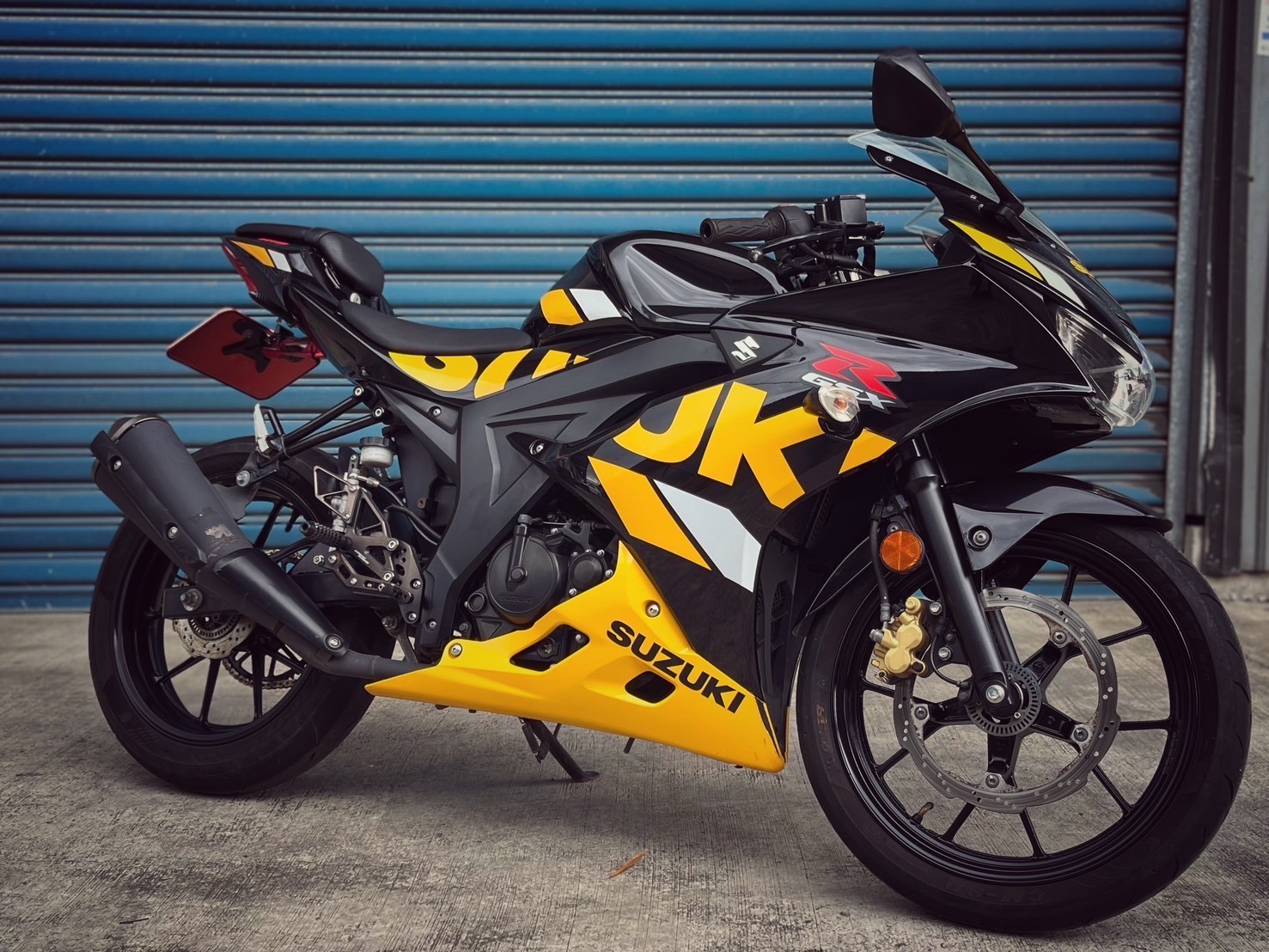 【小資族二手重機買賣】SUZUKI GSX-R150 - 「Webike-摩托車市」 腳踏後移 強化齒盤 基本改裝 小資族二手重機買賣