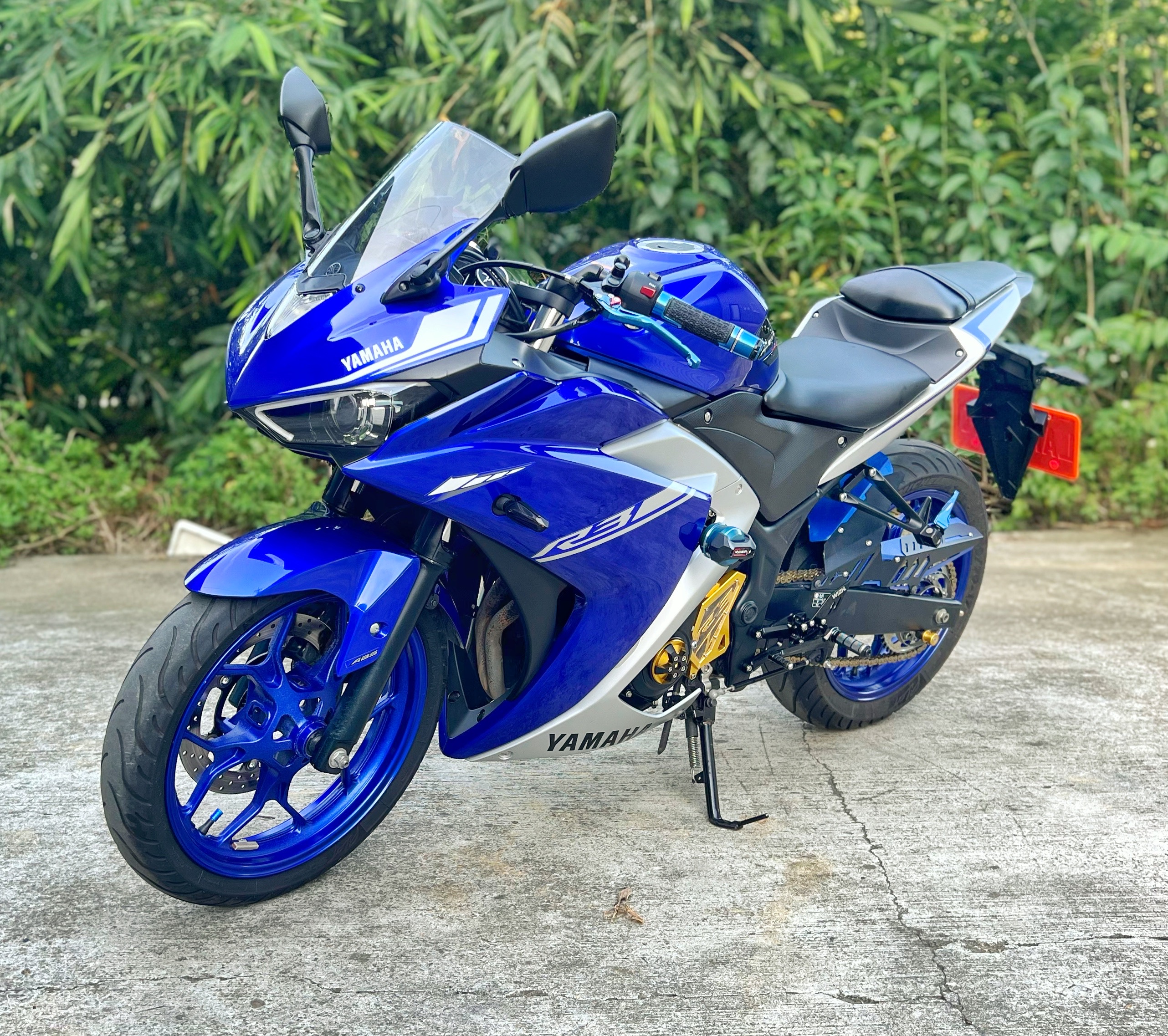 YAMAHA YZF-R3 - 中古/二手車出售中 2018年 R3 一手車 超多改裝 無摔 無事故 阿宏大型重機買賣 | 阿宏大型重機買賣