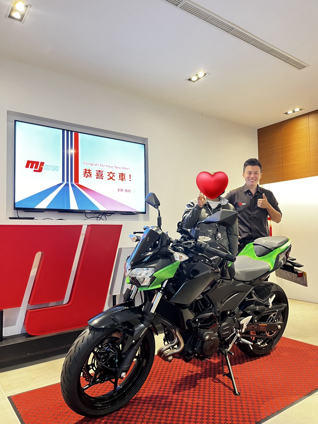 【重車銷售職人-宇軒 (敏傑)】KAWASAKI Z400 - 「Webike-摩托車市」 【敏傑宇軒】賀交車 郭小姐 KAWASAKI Z400 總代理公司車