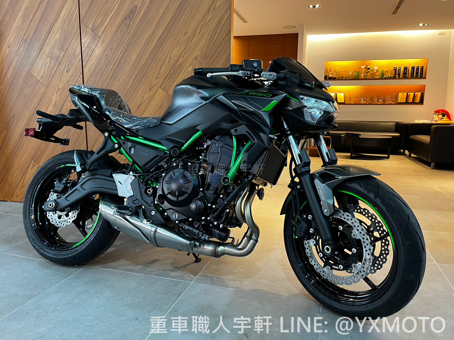 【重車銷售職人-宇軒 (敏傑)】KAWASAKI Z650 - 「Webike-摩托車市」 【敏傑宇軒】全額72期零利率 ! Kawasaki Z650 2023 消光灰 / 綠骨 總代理公司車 7天內出貨 