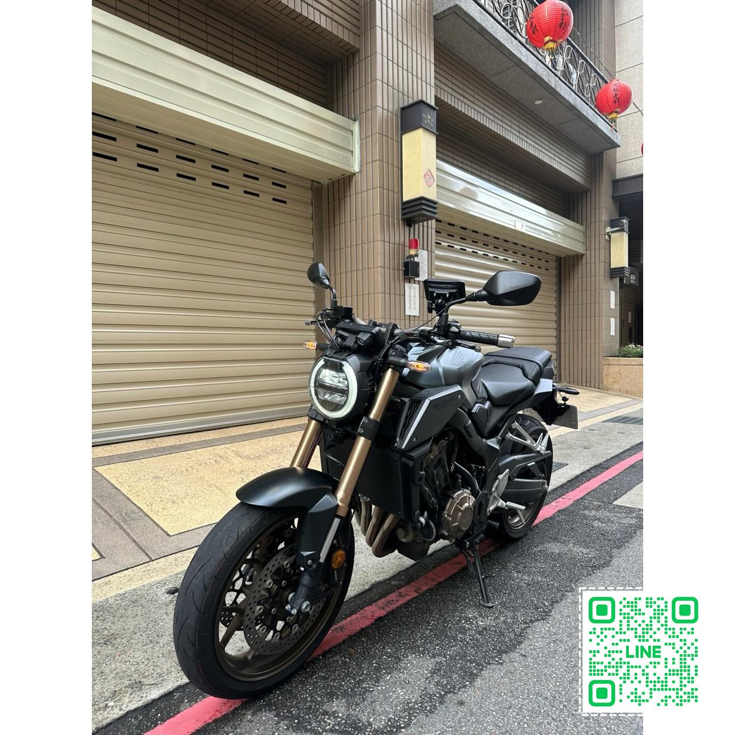 【個人自售】HONDA CB650R - 「Webike-摩托車市」 【爵士小詩】2023年HONDA CB650R ABS 台本車 消光金屬灰