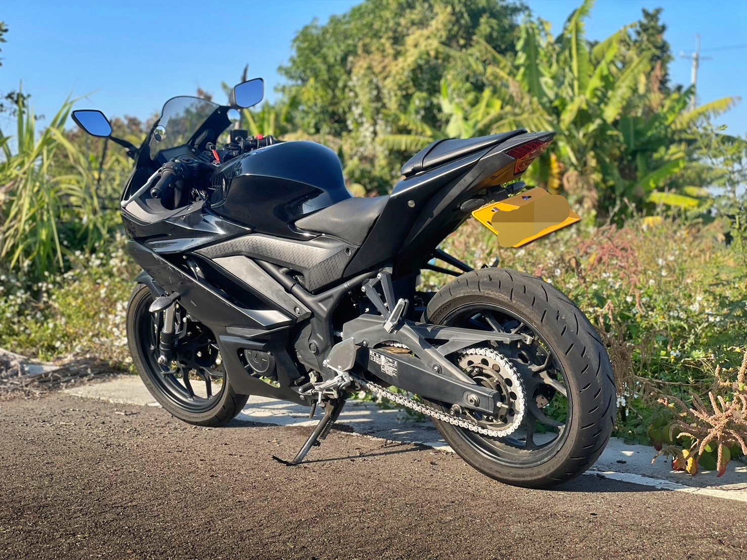 YAMAHA YZF-R3 - 中古/二手車出售中 原廠黑化R3 改正蠍排氣管 | 武士重機-阿良