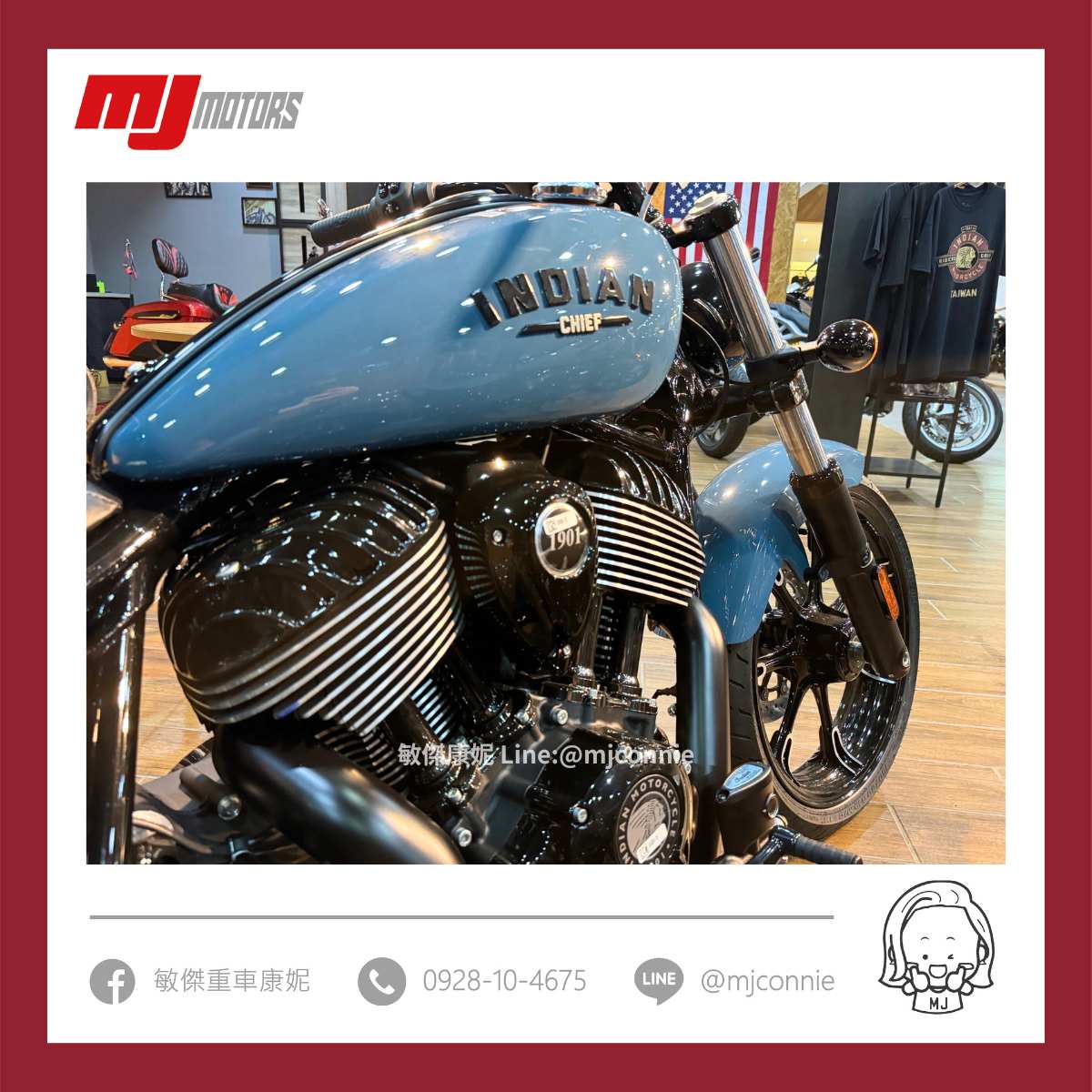 INDIAN MOTORCYC Chief Dark Horse [Chief Dark Horse]新車出售中 『敏傑康妮』Indian Chief Dark Horse 毫無累贅的隱藏線組設計  乾淨～俐落～大氣 價格依內容為主 | 敏傑車業資深銷售專員 康妮 Connie