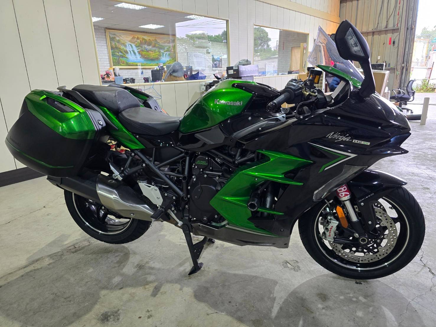 KAWASAKI Ninja H2 SX - 中古/二手車出售中 [出售] 2023年 KAWASAKI  H2SX HE 頂規 新款 保固中 | 老爹重機