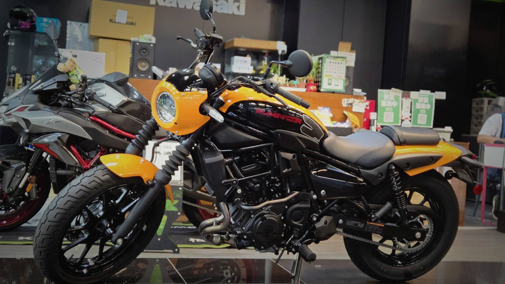 【個人自售】KAWASAKI ELIMINATOR500 - 「Webike-摩托車市」 Kawasaki Eliminator 500SE ABS 糖果橘 車況一流 歡迎來店賞車決定 保證無事故 保證里程 內湖川崎扁哥