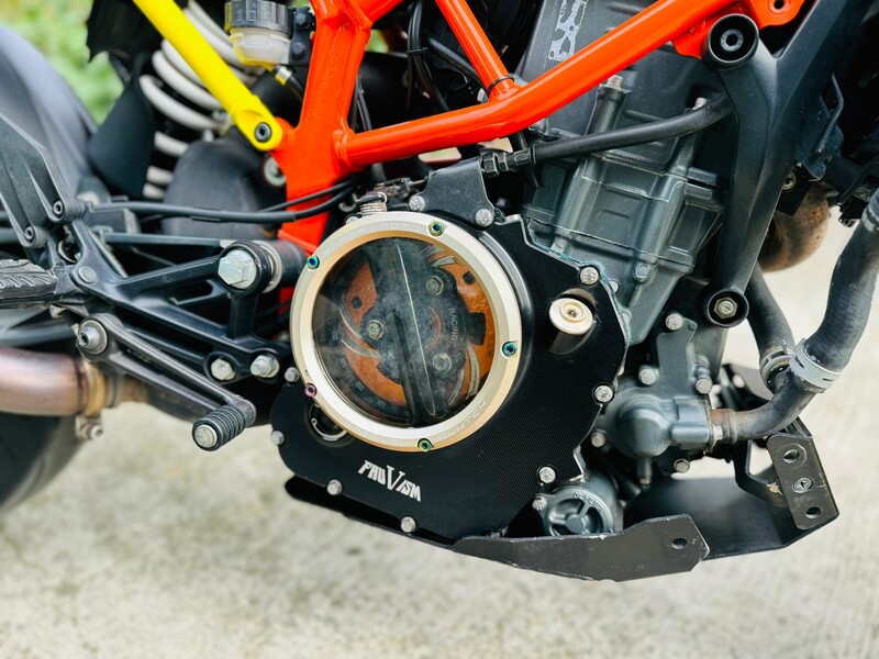 KTM 390DUKE - 中古/二手車出售中 KTM Duke 390 安東車 改裝排氣管透明離合器外蓋 便宜入手 | 摩托販