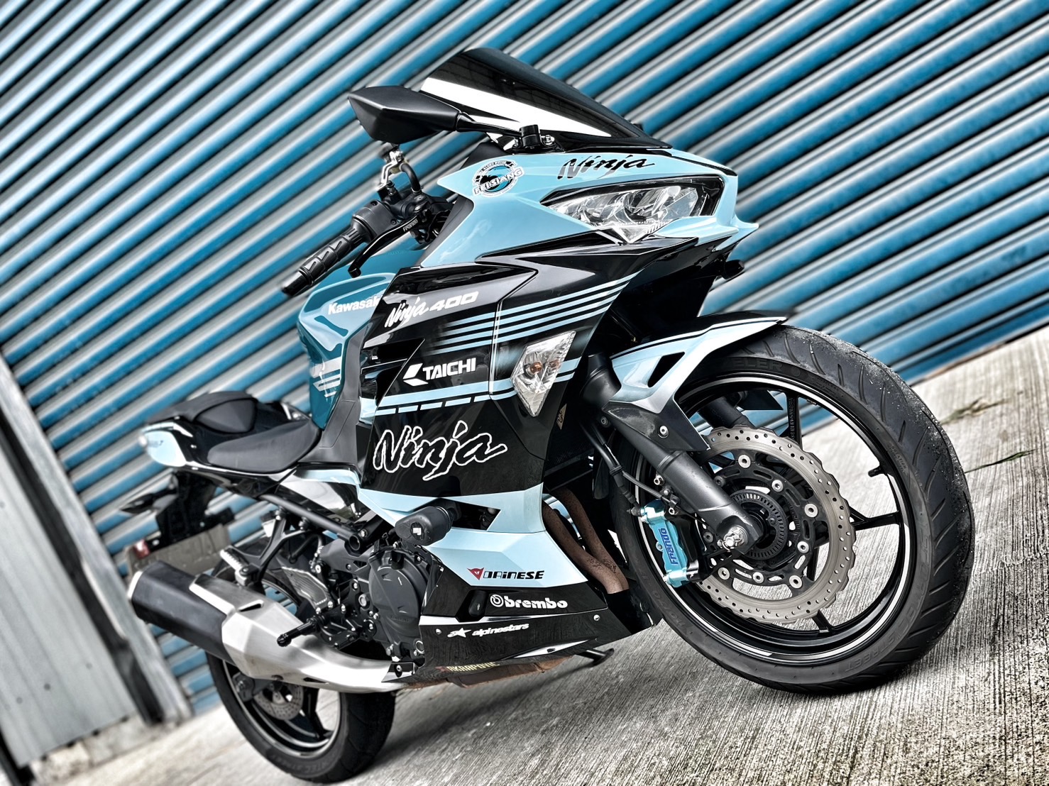 【小資族二手重機買賣】KAWASAKI NINJA400 - 「Webike-摩托車市」 有倒有滑 里程跑高 福利車 小資族二手重機買賣