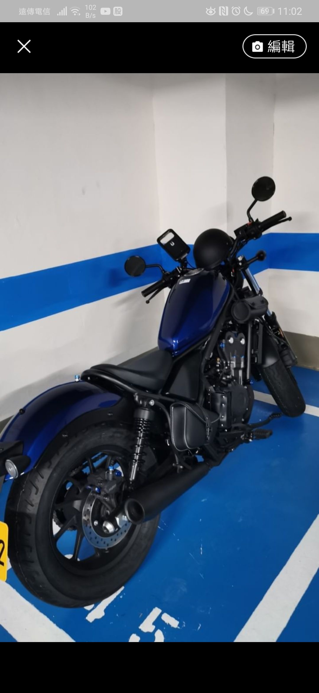 【個人自售】HONDA CB500 - 「Webike-摩托車市」 Honda rebel 500寶石藍2021九月份交車