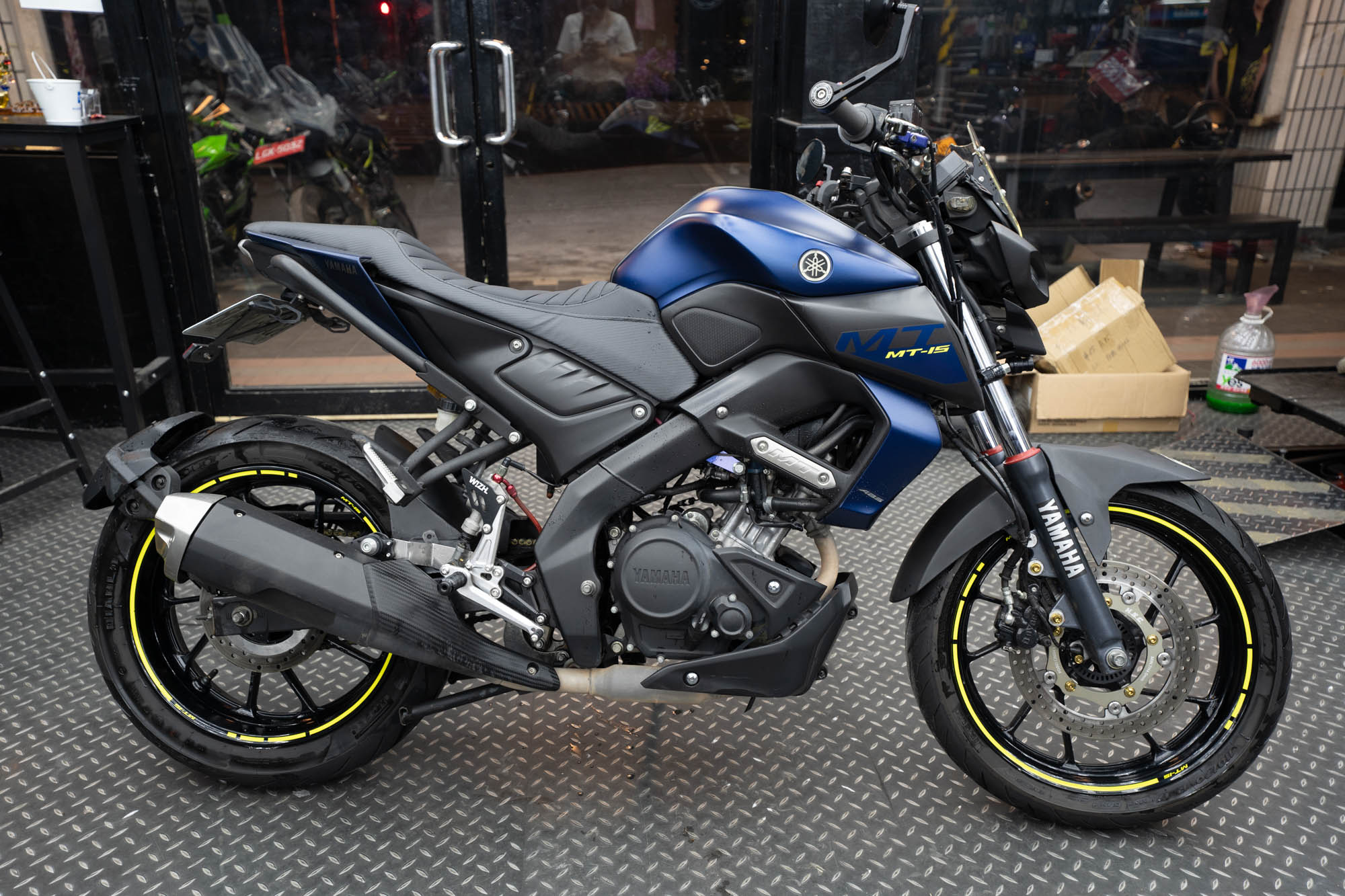 【個人自售】YAMAHA MT-15 - 「Webike-摩托車市」 2019 yamaha MT15 abs 藍色 精緻改裝品