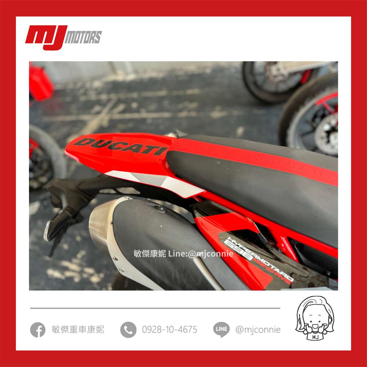 Ducati  Hypermotard 698 Mono RVE新車出售中 《 康妮賀交車 》Ducati Hypermotard 698 Mono RVE 買那台 就對了 | 敏傑車業資深銷售專員 康妮 Connie