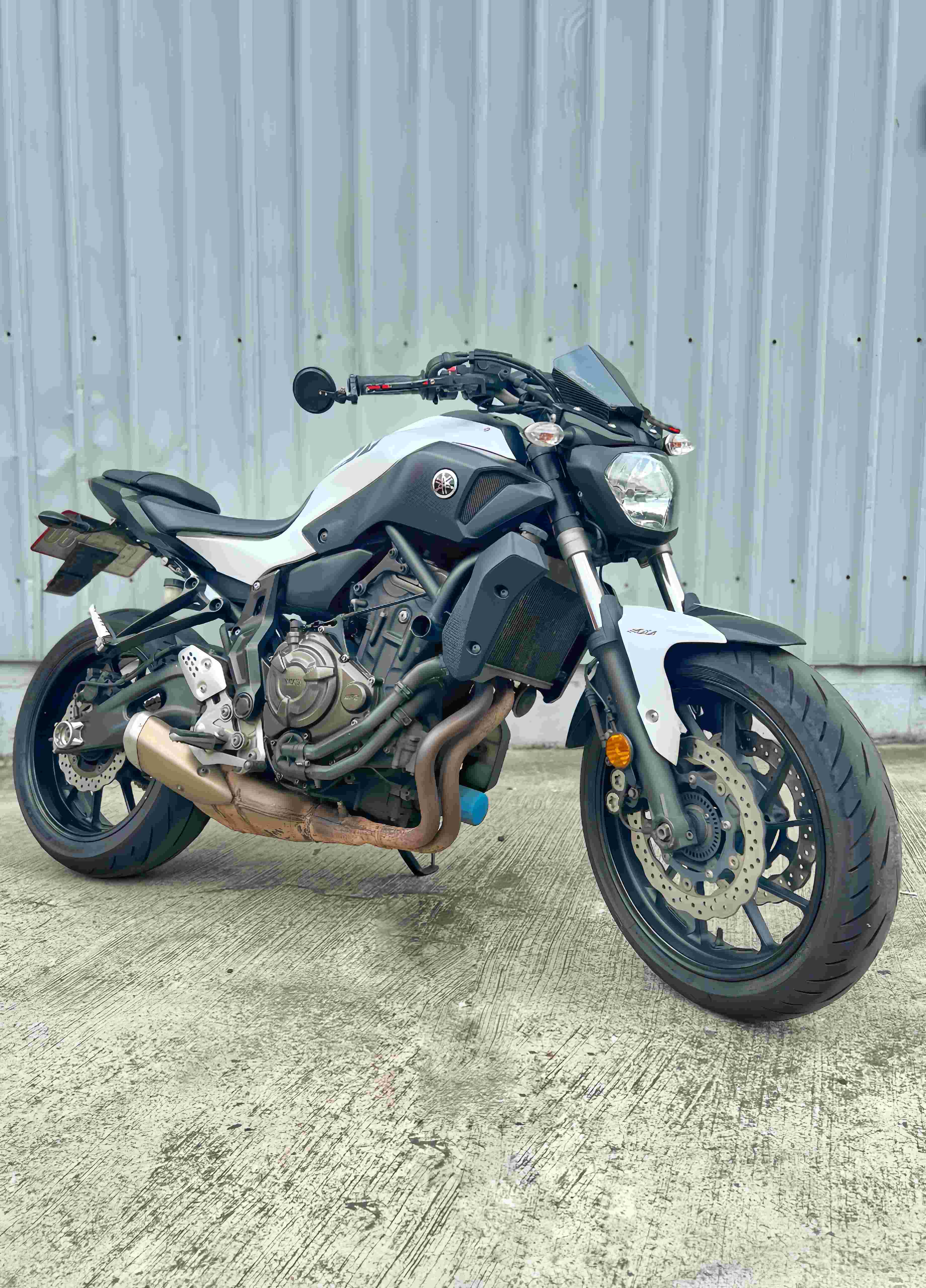 【阿宏大型重機買賣】YAMAHA MT-07 - 「Webike-摩托車市」 2017年 MT-07 稀有白色系 原漆 無事故 阿宏大型重機買賣