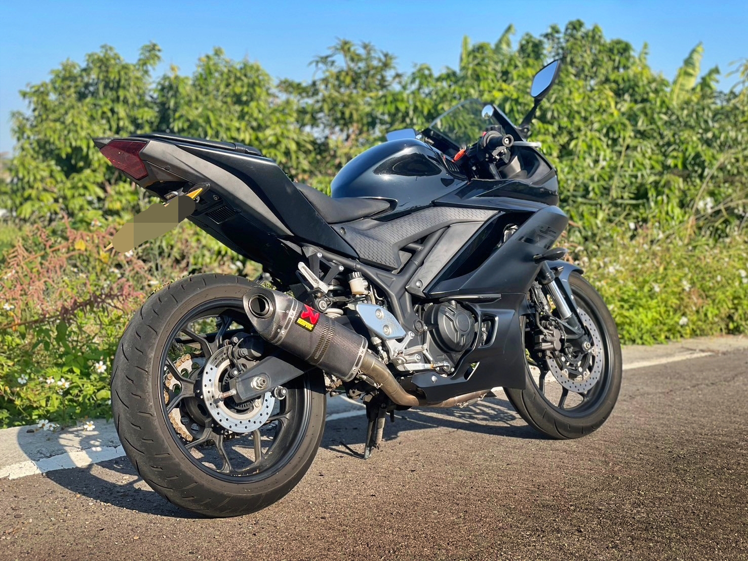 YAMAHA YZF-R3 - 中古/二手車出售中 原廠黑化R3 改正蠍排氣管 | 武士重機-阿良