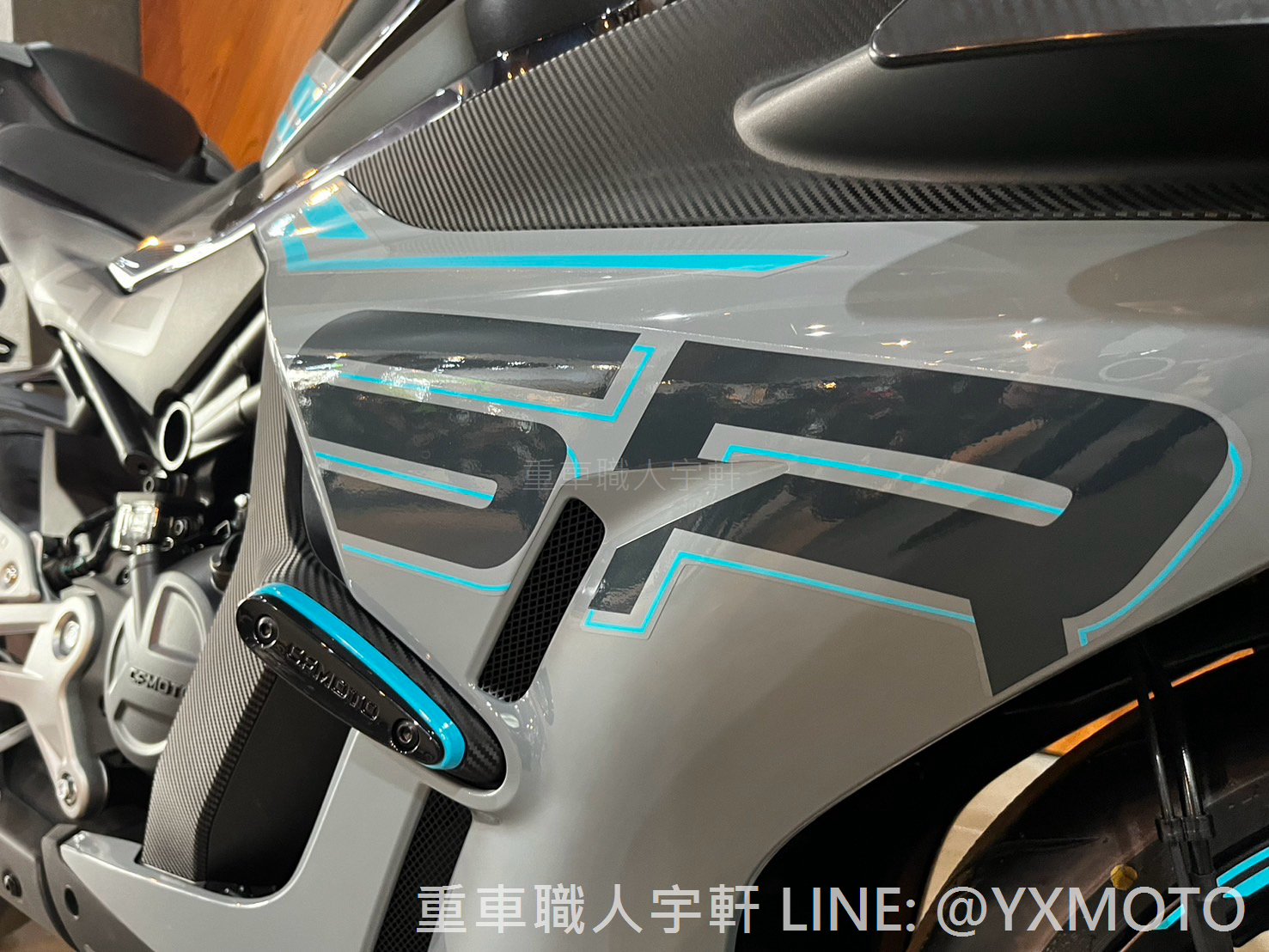 CFMOTO 450SR S新車出售中 【重車職人宇軒】CFMOTO 450 SRS 灰黑藍線 春風 總代理公司車 零利率實施中 | 重車銷售職人-宇軒 (敏傑)