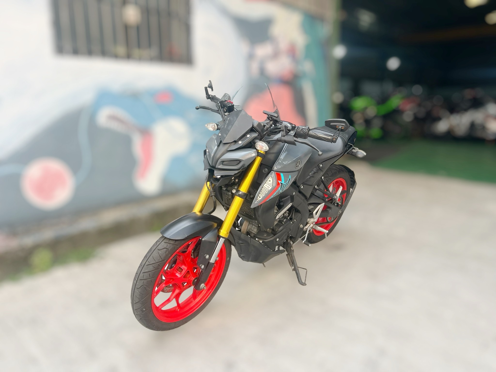 YAMAHA MT-15 - 中古/二手車出售中 YAMAHA MT15v2   協助分期、託運、換車補貼、代償結清 Line ID:@q0984380388 | 小菜輕重機