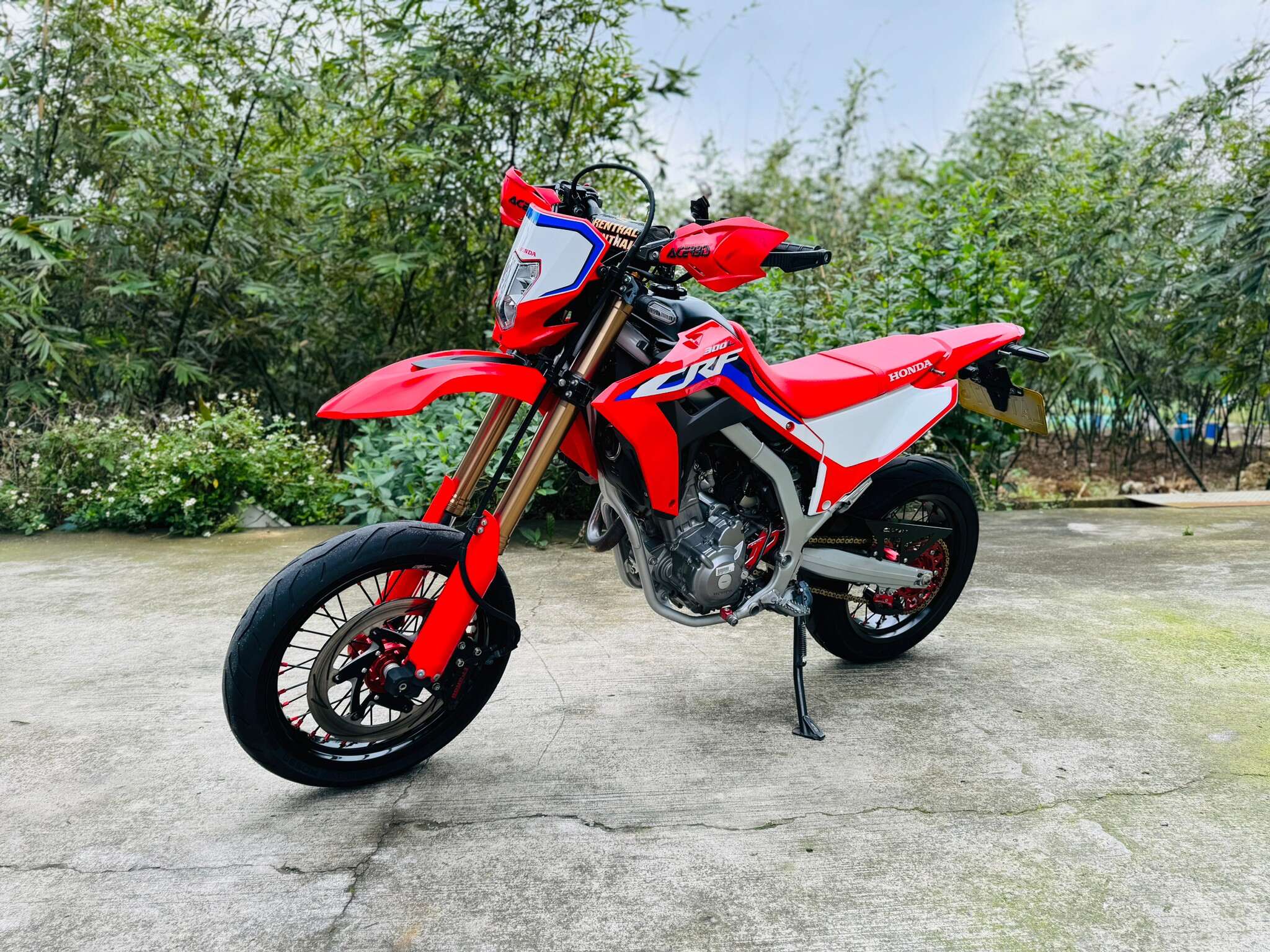 HONDA CRF300L - 中古/二手車出售中 Honda CRF300L 改滑胎多樣精品改裝 完整滑胎設定 | 摩托販