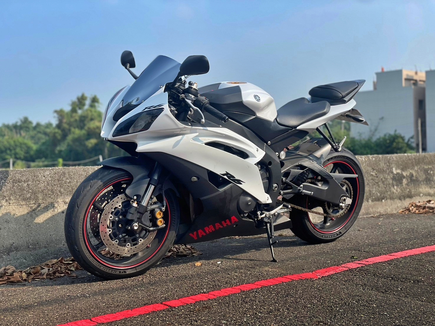 YAMAHA YZF-R6 - 中古/二手車出售中 原廠殼 無摔無調錶 超美白R6 | 武士重機-阿良