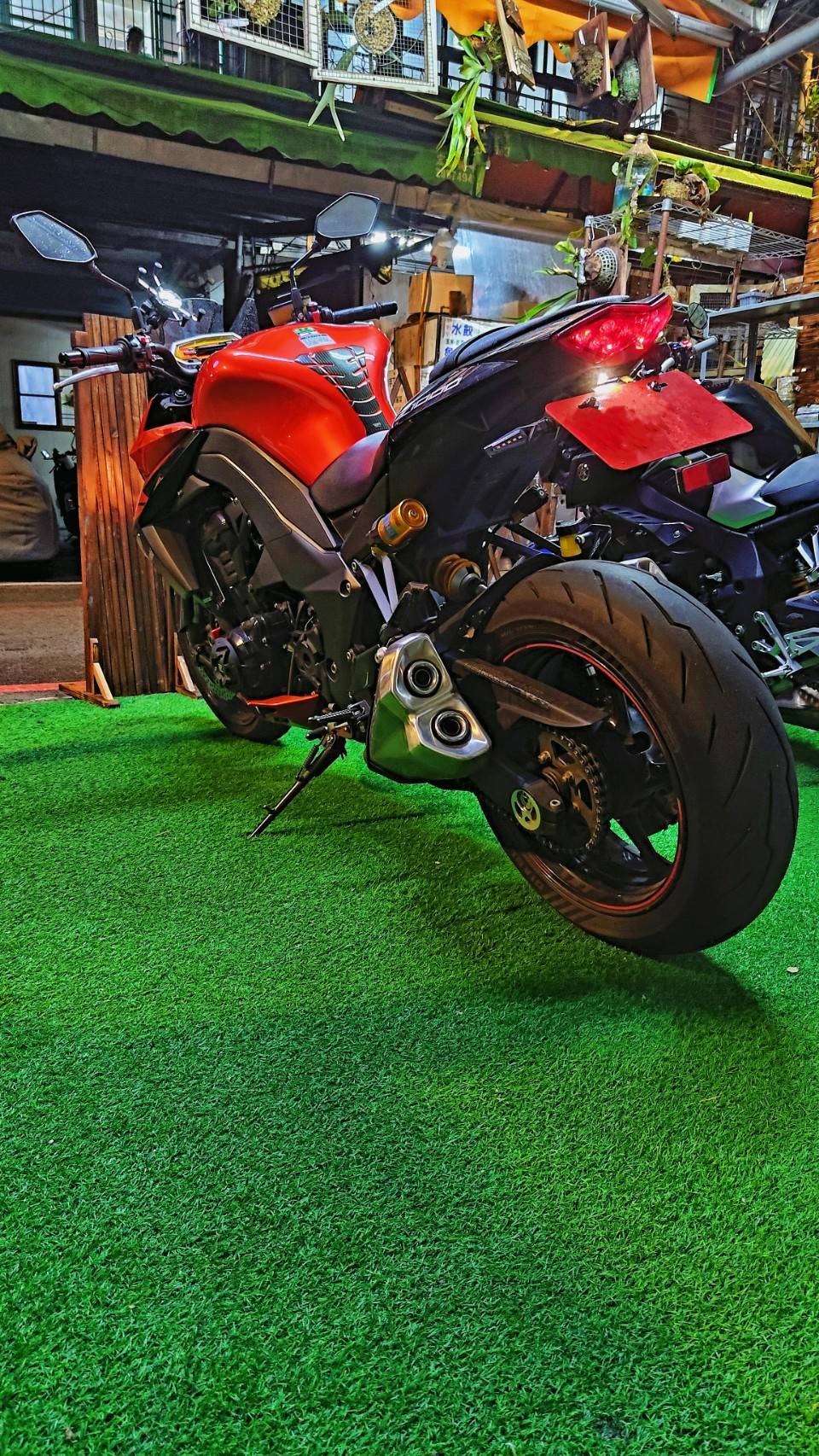 KAWASAKI Z1000 - 中古/二手車出售中 2012 三代 Z1000 稀有四碼牌 橘黑配 | 個人自售