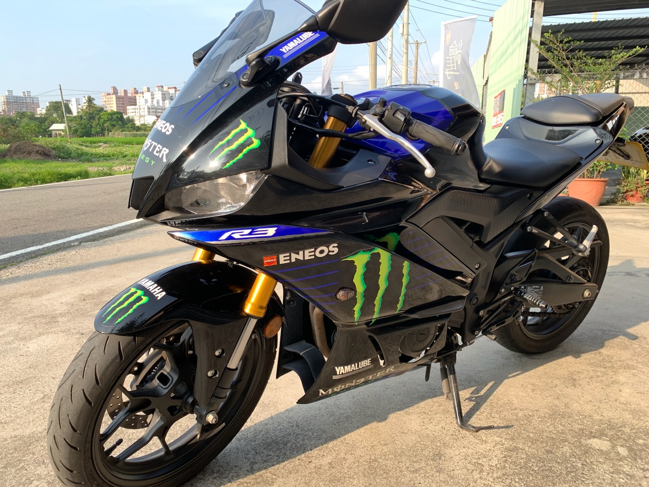 【繪馬輕重型機車】YAMAHA YZF-R3 - 「Webike-摩托車市」 售2019 R3 里程11xxx 基本無傷痕。便宜售