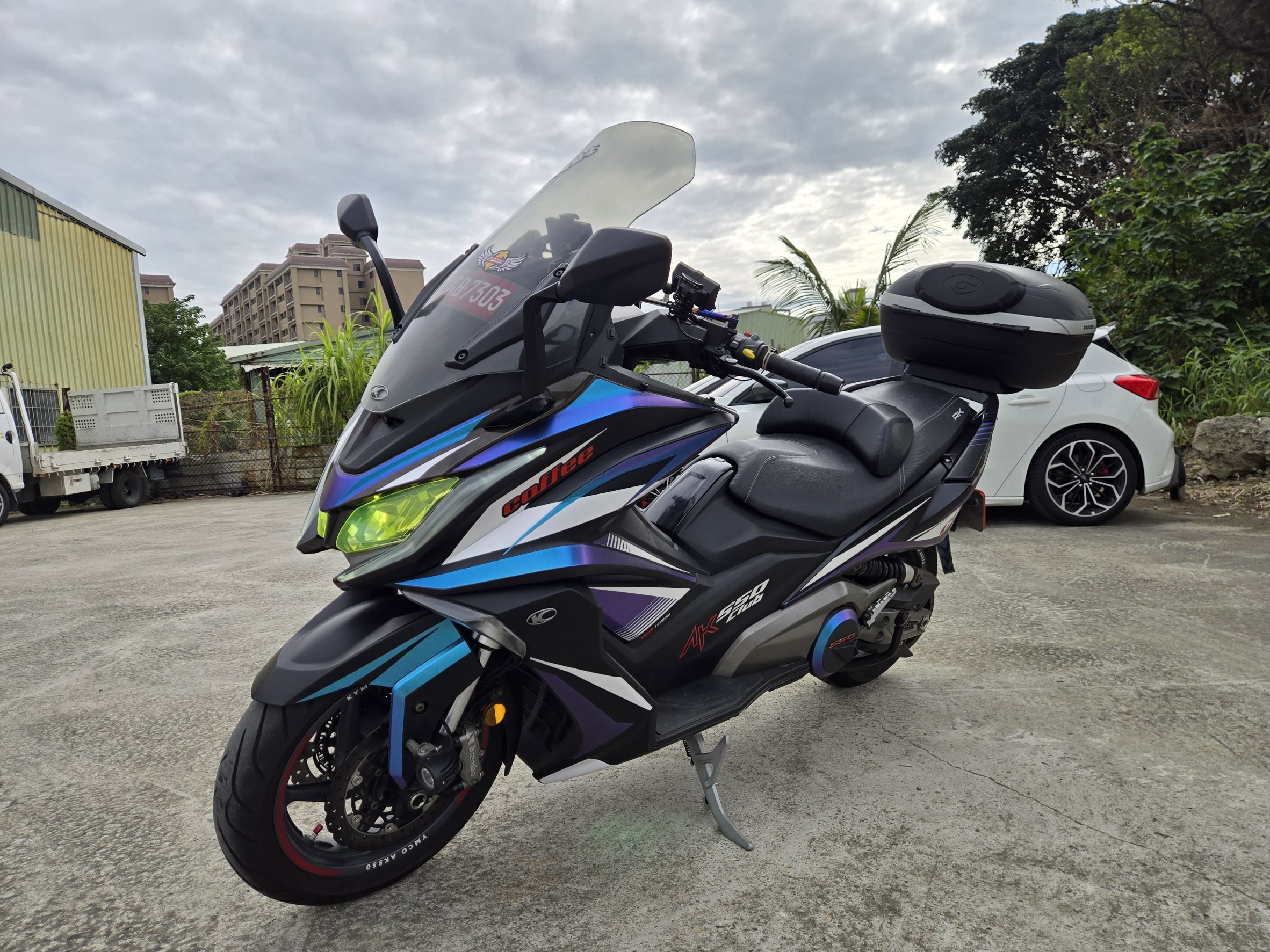 光陽  AK550 - 中古/二手車出售中 [出售] 2018年 光陽 AK550 ABS 紅牌大羊 | 老爹重機