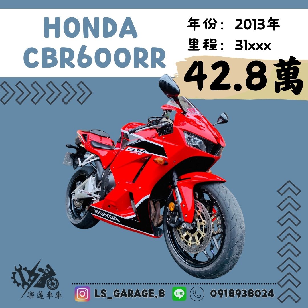 HONDA CBR600RR - 中古/二手車出售中 HONDA CBR600RR紅 | 楽邁車庫