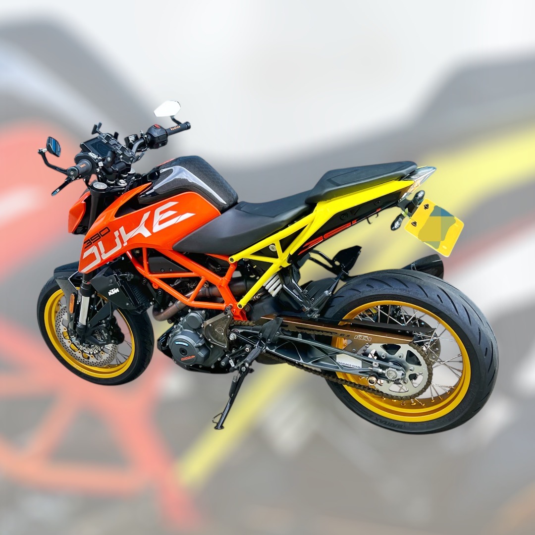 KTM 390DUKE - 中古/二手車出售中 2017年 DUKE390 超多改裝 白牌價格 輕鬆入手黃牌 | 阿宏大型重機買賣