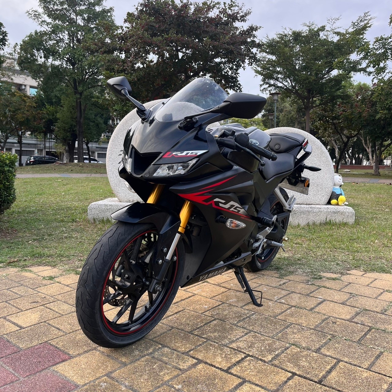 【貳輪嶼中古機車專賣-台南店】YAMAHA YZF-R15 - 「Webike-摩托車市」 2019 山葉 R15V3倒叉(無ABS) #5529