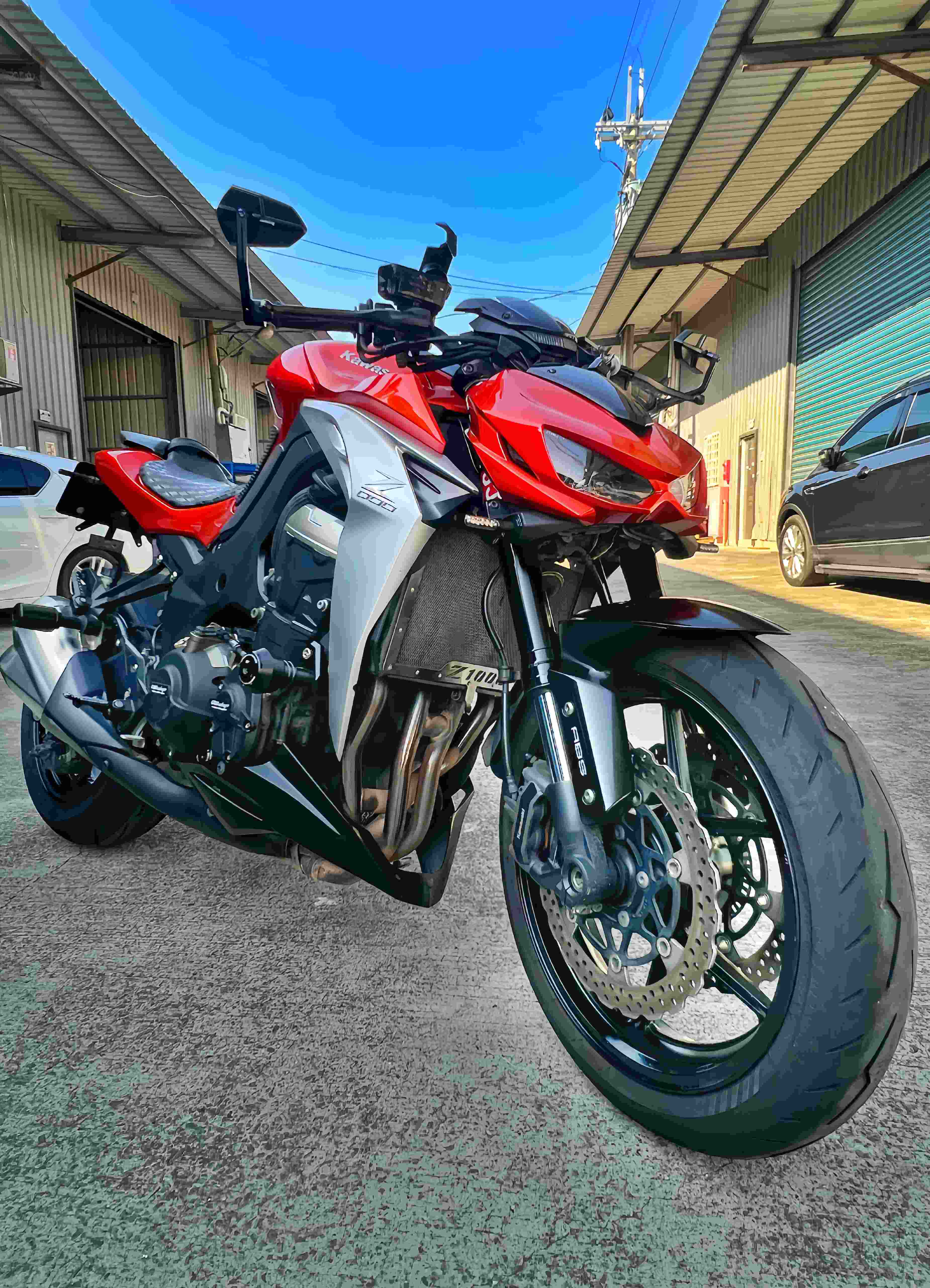 【阿宏大型重機買賣】KAWASAKI Z1000 - 「Webike-摩托車市」 2014年 Z1000 巴風特端子鏡 檔位顯示器 眾多改裝 原漆 無事故 阿宏大型重機買賣